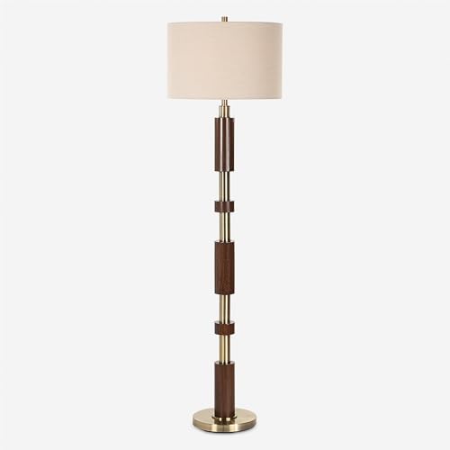 Uttermost 30516-1 Stacked - 1 Light Floor Lamp-62.5 Inches Tall and 18 Inches Wide