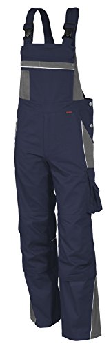 QUALITEX HIGH QUALITY WORKWEAR Latzhose PRO, Marine/grau, Gr. 50