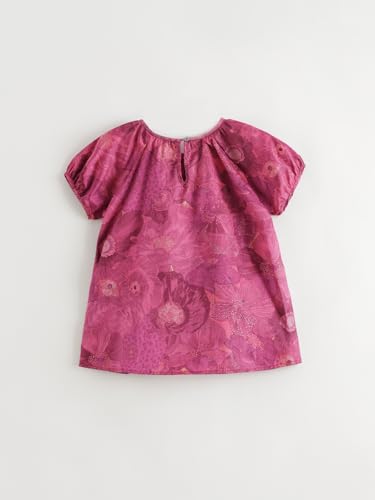 marc & janie Girls A-Line Floral Cotton Dress Soft Breathable Sweet Dresses 2500073