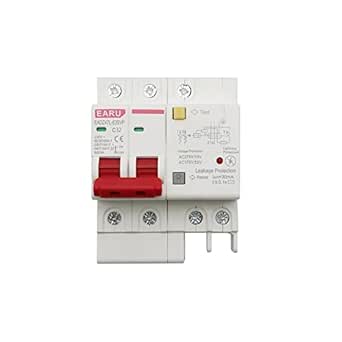Amazon.com: 32A 2P SPD Residual Current Circuit Breaker with Overload ...