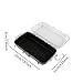 QSTDGVPW Sealed Waterproof Box Dustproof Storage Case Shock Absorption Camping Storage Box Carry Box for Hiking Trips Water Sports, Black