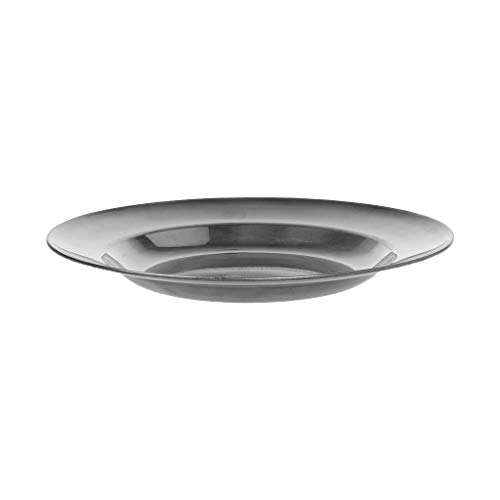 LyGuy Dinner Plate, Stainless Steel Round Dinner Plate Dish Tray Food Container Outdoor Camping Picnic Tableware 16-24Cm 20 Cm