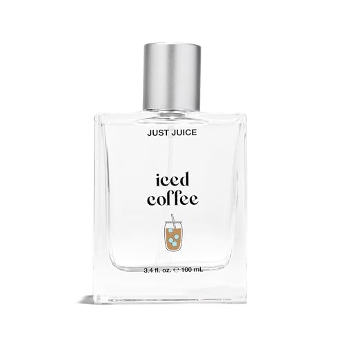 Just Juice Iced Coffee - Creamy and Sweet Gourmand Perfume for Women and Men with Oat Milk Coffee Bean Vanilla Cold Foam Amber Notes - 3.4 oz