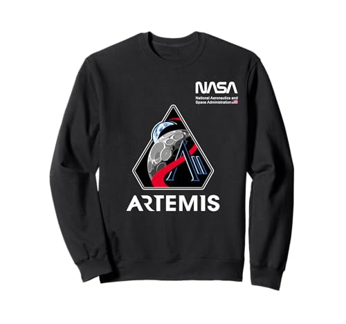 NASA Artemis II Mission Patch Worm Logo Sweatshirt