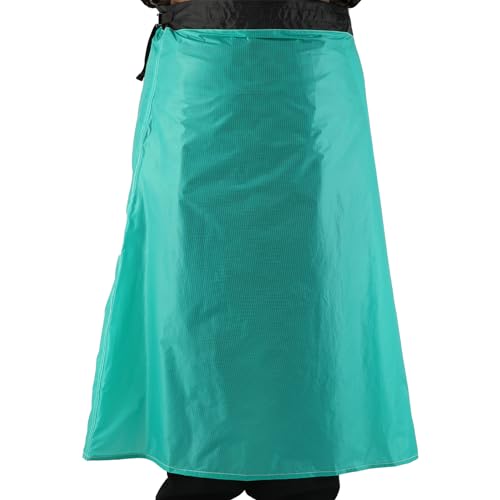 SOUUXIU Ultraleichter dünner Regenrock wasserdichte Kilt Regenhose Packable Windschutz Kilt Rock