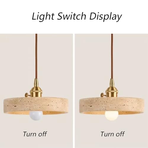 Suspension travertin design minimaliste pour une ambiance douce - 7
