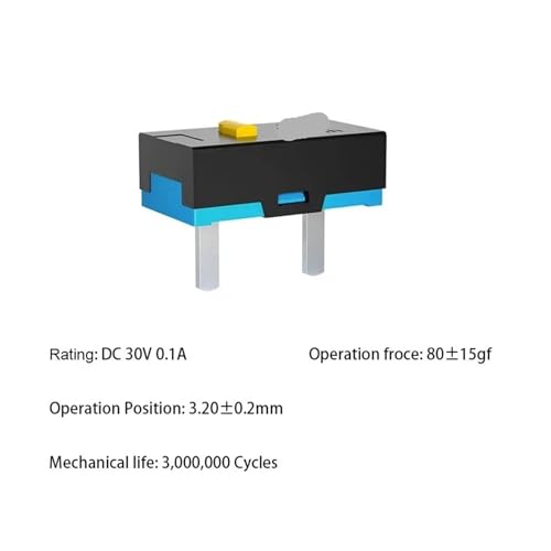 10 micro-interrupteurs 30 mm interrupteur de fin de course 2 broches - 2