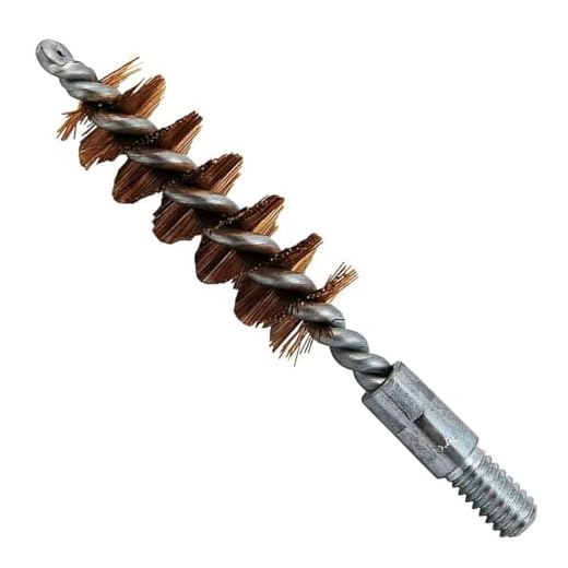 Birchwood Casey Bronze Bristles Bore Brush | Durable Versatile Gun Maintenance Cleaning Scrubbing Tool | Fits 45/45-70/444 / 410/416 / 11 Mm Gun