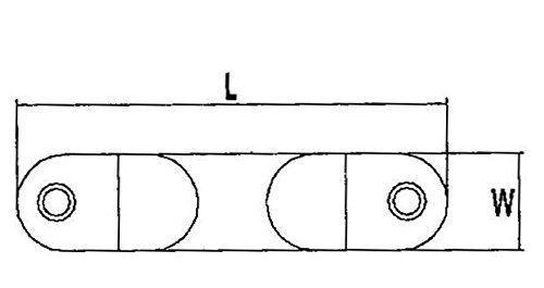 MarineNow Marine 316 Stainless Steel Straight Bow Chock for Boats Choose 1, 2, 4, or 6 Packs (6