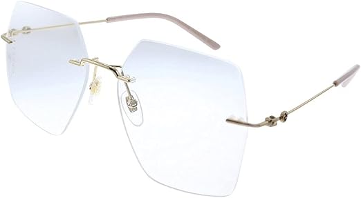 Montatura Gucci GG0683O Gold Pink 55/16/140 donna : Amazon.it: Abbigliamento