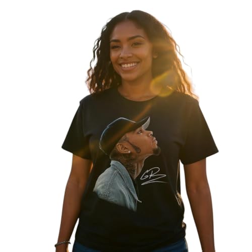 The Candy Collections Concert Graphic T-Shirt Unisex Fan Merchandise Black Cotton Short Sleeve Breezy Bowl Chris Concert (US Alpha X-Large Regular Regular Tan)