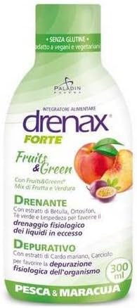 Paladin Pharma Drenax Forte Fruits&Green Integratore Alimentare 300 ml