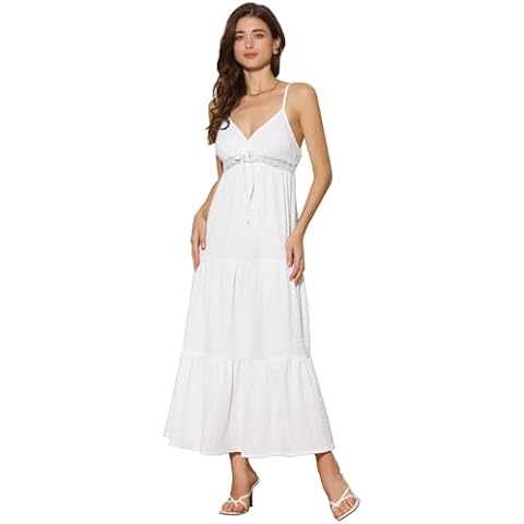 Allegra K Robe Mi-Longue à Bretelles Cover