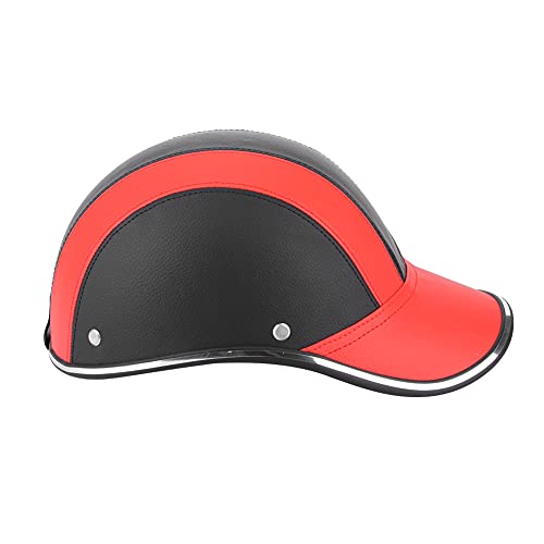 Gorro de seguridad para ciclismo de material ABS resistente Rojo 5