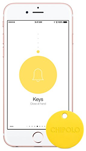 Chipolo Generation 2.5 Phone Finder, Key Finder, Wallet Finder, Item Finder (Sunflower Yellow)