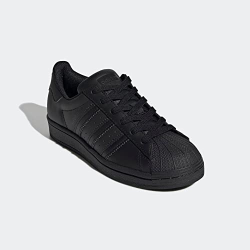 image for adidas Superstar Shoes Kids', Black, Size 4.5, Black/Black/Black, 4.5 