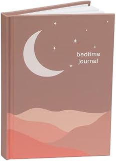 Mini Bedtime Journal Guided Self Care Journal with Writing Prompts Sleep Journal Night Evening Gratitude Reflection Self Care Manifestation Mindfulness Stress Relief BYANIKA (A6, Pink)