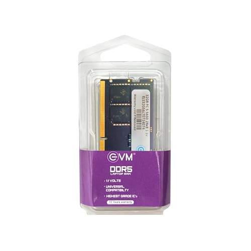 Image of EVMT 32GB DDR5 5600MHz SODIMM RAM - High-Performance Laptop Ram, CL19, 1.1V, 288-Pin, 10-Year Warranty(EVMT32G5600S86P)