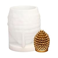 Moules En Silicone Pour Bougies, Pommes De Pin, Fournitures De Décoration D'intérieur, Moules En Résine époxy En Forme De Pomme De Pin D'hiver, Pour Thanksgiving, Cire, Résine, Argile époxy, Arts Et