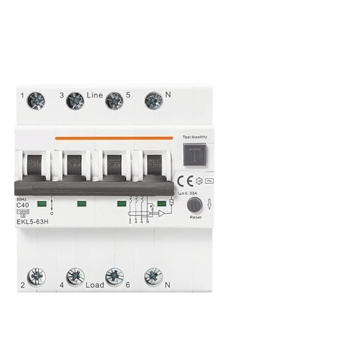 Disjoncteur résiduel EKL5 25A AC 1P+N pour la protection domestique contre les fuites