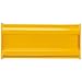Global Industrial Steel Guard Rail, 2-Rib, 2'L, Yellow