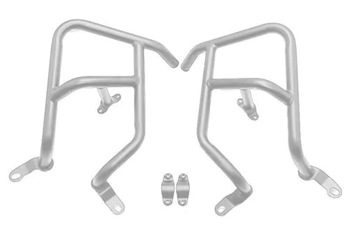 Protección Motor Motocicleta Barra Protectora De Parachoques para Motor De Motocicleta Barra Protectora De Carenado para NC750X para NC 750X 2021 2022 2023 Protector de Marco de Cuerpo(Plata)