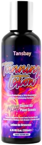 Accelerator Tanning Lotion For Indoor Tanning Bed Lotion With Bronzer, Indoor Dark Tanning Lotion Outdoor, Bronzing Sunbed Lotion, Creme Cabin Tanning, DHA-Free Creme For Tanning Beds, 200ml