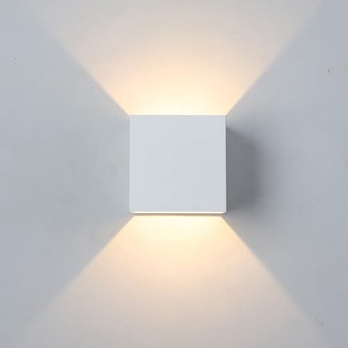ZYI Indoor LED Wall Lamp with Touch Switch, Cordless Lamp Rechargeable USB Wall Sconce Lights Battery Powered Bedside Lamps for Bedroom Children's Room Corridor Stairwell… (White, 3000K)