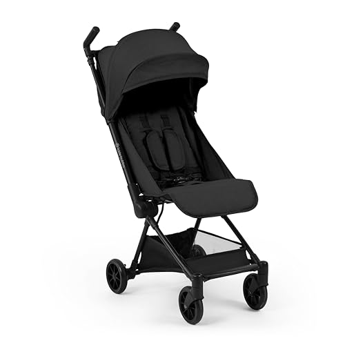 Ickle Bubba Pisces Ultra‑Compact Stroller – Lightweight Travel Pushchair & Compact Stroller, Foldable Pushchair from Birth to 22kg, Cabin‑Size, Travel Buggy with UPF50+ Hood & Ventilation Panel - Image 6