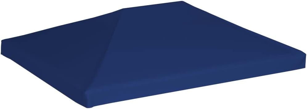 vidaXL Gazebo Top Cover, Canopy Top Replacement, Sunshade for Garden Patio, Outdoor Furniture Accessory, Blue Fabric 6 oz/ft² 13.1'x9.8'