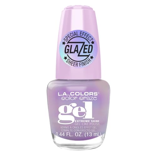 Image of L.A. COLORS Gel Glazed Nail Polish, Dream Chaser CNL692W (Pack of 2)