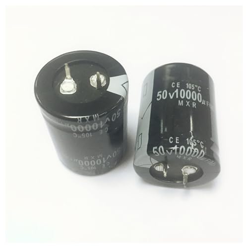 Condensateur 50V10000uF idéal pour réparer un amplificateur audio et éliminer le ronflement