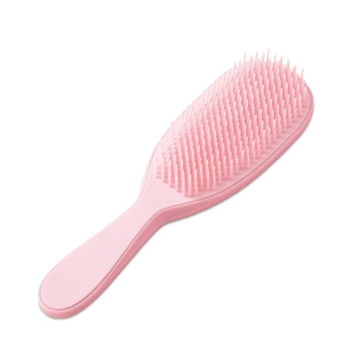flintronic Spazzola Capelli, Ultimate Detangler, Scioglinodi Anti Nodi, Migliore Spazzola Districante, Tutti i Tipi di Capelli, Finish Liscio e Luminoso (Rosa)