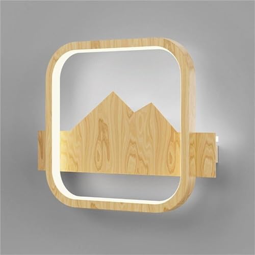 Aplique de Pared LED Moderno de 13 W con Acabado granulado, Ideal para decoración de Interiores, para Sala de Estar, Dormitorio, Escalera, Blanco cálido (B)(A)