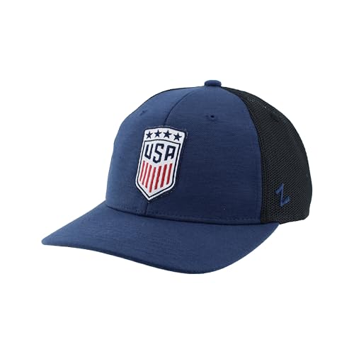 Gorra USWNT oficial para mujer color azul jaspeado miniatura 1