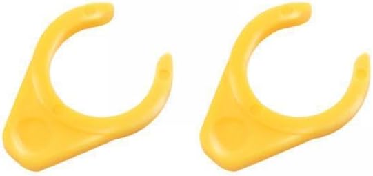 2x2Pcs Quick Release Lock Durable Bike Pedal Protection Buckle Lock Protection Yellow | Sporting Goods | Cycling | Bicycle Components & Parts | Pedals
