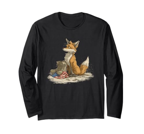 Fight Boots with Fox with Symbolic Graphic Costume Long Slee