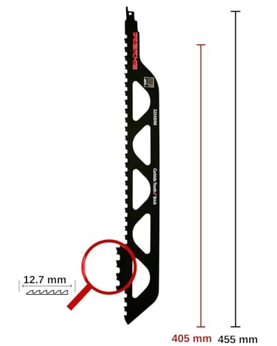 Säbelsägeblatt Stein Werhe Profi – 1 x C 455 mm