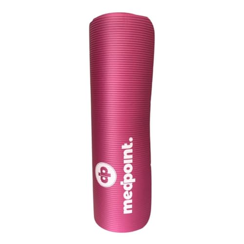 Tapete de Yoga MedPoint NBR 183x60 10mm Grosso Macio Pilates Func...