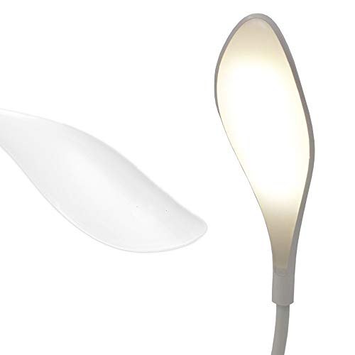 Lampe de lecture LED USB à bras flexible et éclairage rectangulaire