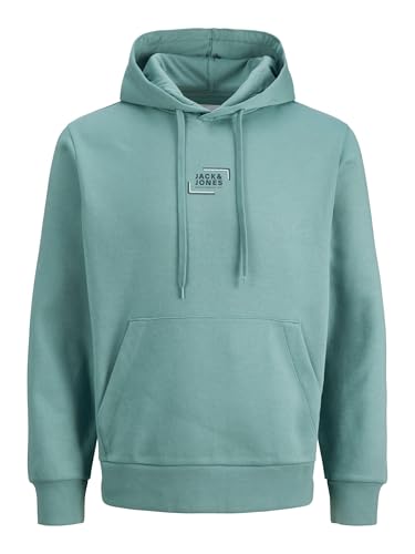 JACK & JONES Jjcorp Graphic Sweat Hood Noos, Azul Mineral., M