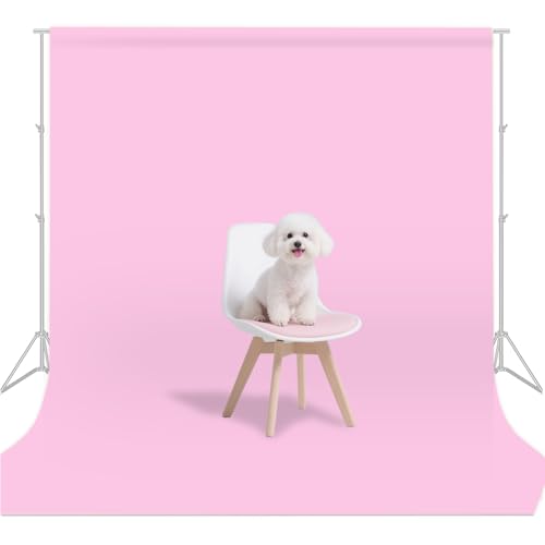 Fondo rosa 10x10 ft para fotografía miniatura 1