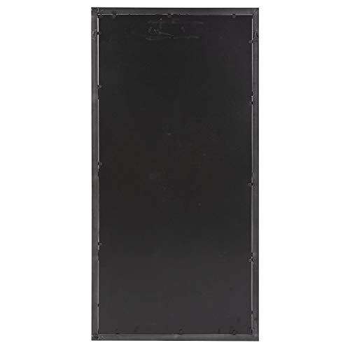 Howard Elliott Collection Atrium Windowpane Rectangular Mirror, Oil Rubbed Bronze, Framed Window Pane Grid Mirros For Home Decoration For Living Room Entryway, 24 X 48 Inch #TOP5
