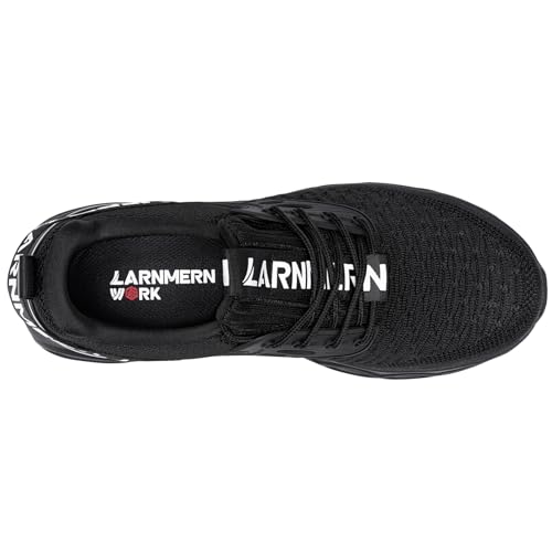 Image of LARNMERN Steel Toe Shoes for Men Women Lightweight Work Safety Shoes Sneakers Comfortable Safety Toe Sneakers Stylish Work Shoe Colorful Zapatos de Seguridad