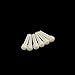 Premium Man-Made Bone Acoustic Guitar Bridge Pins,Bleached/Set of 6