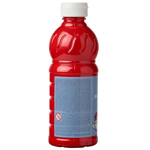 Lefranc Bourgeois - Acrylique liquide brillante Glossy pour enfants- 500ml Rouge Vif – vue 2