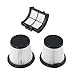 Ersatzfilter Set Kompatibel mit für Shark für Detect Pro Kabellos Staubsauger IW3511 IW3120 IW1111 IW1120, 3-teilig für HEPA Filter Zubehör mit 1 Rückfilter und 2 Vorfiltern für Allergiker