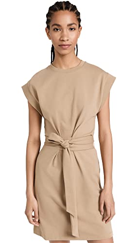 Image of Vince Women's Short Sleeve Tie Waist Dress