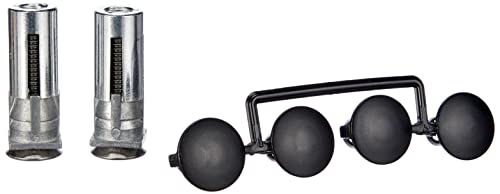 LOCINOX Sistema de fijación/pernos Quick-Fix con alta resistencia a la tracción, acero inoxidable, contenido: 2 unidades, plata