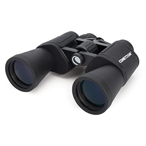 Celestron - Cometron 7x50 Bincoulars - Beginner Astronomy Binoculars - Large 50mm Objective Lenses - Wide Field of View 7X Magnification